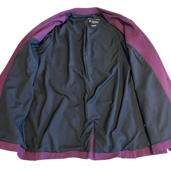 Coolibar Women's Key Cove Jacket Single Button Blazer UPF 50 Deep Wine Sz M - Picture 8 of 11